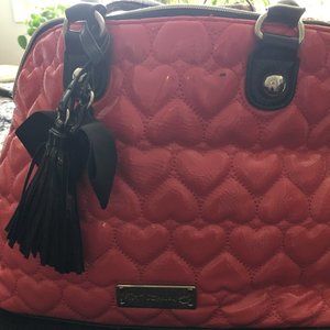 BETSEY JOHNSON FUSCIA BAG-LIKE NEW
